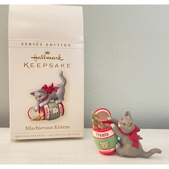 Hallmark Keepsake Ornament ~ Mischievous Kittens 2006 ~ 8th in the Series - Picture 1 of 9